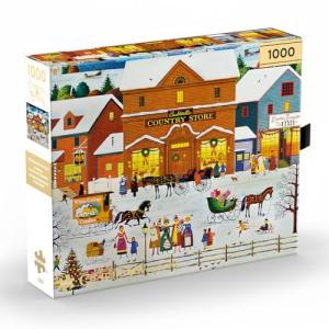 Buffalo Games – Cauldwell's Country Store - 1000 Piece Jigsaw Puzzle - Premium Gold Collection​ Giftable Puzzle for Adults – Precision-Cut Pieces, Beautiful Artwork