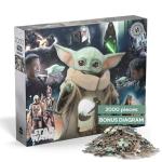 Grogu’s Journey Star Wars™ 2000 Piece Puzzle – Buffalo Games Silver Select Premium Jigsaw Puzzle for Adults with Foil Accents, Reference Poster & Giftable Box