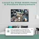 Grogu’s Journey Star Wars™ 2000 Piece Puzzle – Buffalo Games Silver Select Premium Jigsaw Puzzle for Adults with Foil Accents, Reference Poster & Giftable Box