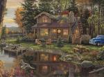 Buffalo Games - Kim Norlien - Peace Like A River - 1000 Piece Jigsaw Puzzle for Adults -Challenging Puzzle Perfect for Game Nights - Finished Size is 26.75 x 19.75
