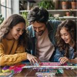 White Mountain 1000 Piece Jigsaw Puzzle Summer Beach Scene Puzzles with Large Pieces Gift for Adults and Family 24"x30" - Ice Cream Van