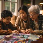 White Mountain 1000 Piece Jigsaw Puzzle Summer Beach Scene Puzzles with Large Pieces Gift for Adults and Family 24"x30" - Ice Cream Van