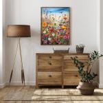 Puzzles for Adults 1000 Pieces, Flowers 1000 Piece Puzzle for Adults, Jigsaw Puzzles 1000 Pieces with Letters On Back Hard Impossible Difficult Challenging Family Puzzle (27.5"X19.6")