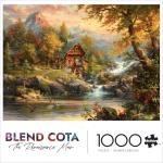 Buffalo Games - Blend COTA - Summer Cabin - 1000 Piece Jigsaw Puzzle for Adults - Challenging Puzzle Perfect for Game Nights - Finished Size is 26.75 x 19.75
