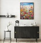 Puzzles for Adults 1000 Pieces, Flowers 1000 Piece Puzzle for Adults, Jigsaw Puzzles 1000 Pieces with Letters On Back Hard Impossible Difficult Challenging Family Puzzle (27.5"X19.6")