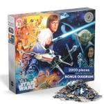 Buffalo Games - 2000 Piece: Silver Select Star Wars The Force is Strong with This One Jigsaw Puzzle Challenging and Colorful Puzzle for Adults