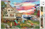 Buffalo Games – 1000 Piece David Maclean My Ocean Hideaway Jigsaw Puzzle Colorful Puzzle for Adults – Precision-Cut Pieces, Beautiful Artwork, and Hours of Relaxing Fun