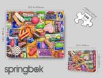 Springbok - Snack Treats - 500 Piece Jigsaw Puzzle- Nostalgic Photo of Our Favorite Snacks from Past