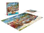 Ceaco - June’s Journey - Boca Ciega Beach - 500 Piece Jigsaw Puzzle for Adults - Hidden Object Beach Scene Adult Puzzle 26.75 x 19.75 in