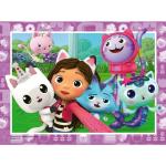 Ravensburger Gabby’s Dollhouse Jigsaw Puzzles for Kids Age 3 Years Up - 4 in a Box (12, 16, 20, 24 Pieces) - Educational Toys for Toddlers