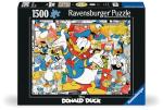 Ravensburger Donald Duck 1500 Piece Jigsaw Puzzle | Classic Cartoon Challenge | Crafted with Durable Blueboard | Long-Lasting Materials