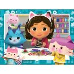 Ravensburger Gabby’s Dollhouse Jigsaw Puzzles for Kids Age 3 Years Up - 4 in a Box (12, 16, 20, 24 Pieces) - Educational Toys for Toddlers