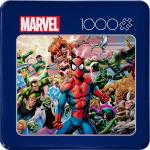 Buffalo Games - Marvel - Spider-Man Sinister War - 1000 Piece Jigsaw Puzzle for Adults - Collectible Tin Case - Finished Size is 26.6 x 19