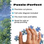 Buffalo – 500 Piece Abraham Hunter Hill Country Summer Jigsaw Puzzle Colorful Puzzle for Adults – Precision-Cut Pieces, Beautiful Artwork, and Hours of Relaxing Fun