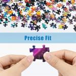 Puzzles for Adults 1000 Pieces, Jigsaw Puzzles with Giraffe Floral, with Letters on the Back, Impossible Brain Teaser, Fidget Puzzle Games for Halloween, Christmas, Finished Size 20x28 Inches