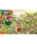 PieceRelax PieceClicks Plastic Jigsaw Puzzle for Adults 2000 Pieces - Shinji Yamamoto - Vegetable Field - 37.6 X 25.0 Inches, Most Satisfying Table Games, No Glue Needed [U1195]