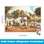 Buffalo Games - Silver Select 1000 Piece Jigsaw Puzzle for Adults - Charles Wysocki Olde Cape Cod - Premium Giftable Foil Box with Reference Poster - Made in USA
