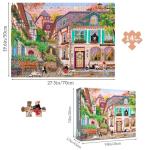 HUADADA Puzzles for Adults 1000 Pieces,Challenging Game Toys, Puzzles 1000 Pieces,Impossible Puzzle, Family Decoration Puzzle-Sunset in the Alley