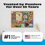 Buffalo Games - 1000 Piece Aimee Stewart Life is an Open Book- Venice Jigsaw Puzzle Challenging and Colorful Puzzle for Adults – Precision-Cut Pieces, Beautiful Artwork, and Hours of Relaxing Fun