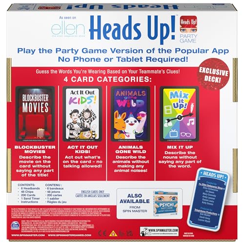 Head's Up Party Game - Fun Word Guessing Game