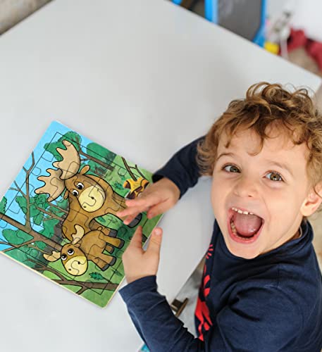 Moose Jigsaw Puzzle: Easy & Fun 20-Piece Game