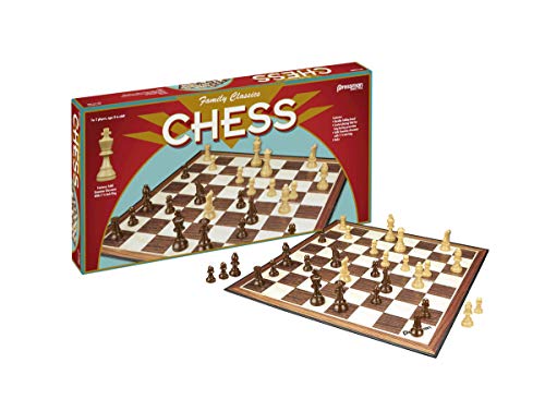 Pressman Family Classics: Folding Chess Set with Full-Size Pieces