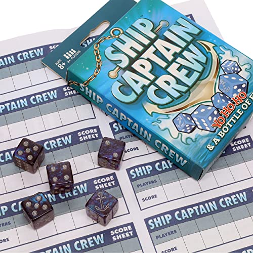 Ship Captain Crew Dice Game - family fun!