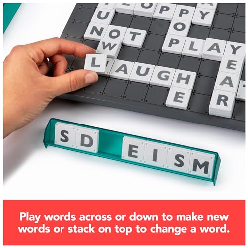 Stackable Letter Tiles Game for Family Game Night