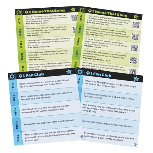 SongFest! Music Trivia Party Game with QR Hints