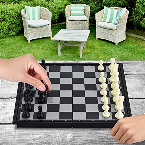 ColorGo Magnetic Chess Set with 2 Extra Queens