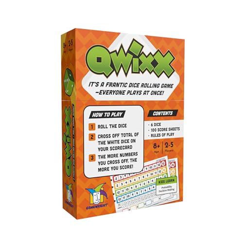 Fast Family Dice Game by Gamewright Qwixx