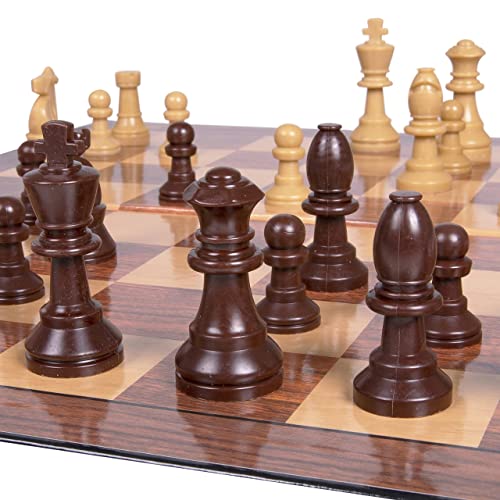 Crazy Games Chess Set: Classic Cardboard, Plastic Pieces