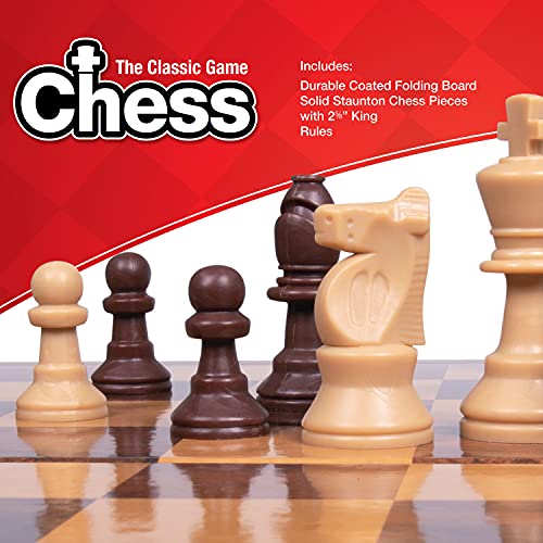 Crazy Games Chess Set: Classic Cardboard, Plastic Pieces