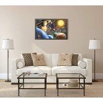 Jigsaw Puzzles 1000 Pieces for Adults, Families (Space Traveler, Solar System) Pieces Fit Together Perfectly