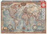 4,000 Piece Puzzle - The World Map