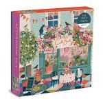 Galison Afternoon Tea Puzzle, 500 Pieces, 20” x 20” – Floral Jigsaw Puzzle with a Beautiful Illustration by Victoria Ball – Thick Sturdy Pieces, Challenging Family Activity, Makes a Great Gift