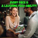 Funwares Original 101 Pooping Puppies Puzzle - Hilarious Jigsaw Puzzle - Perfect White Elephant Gag Gift - Funny Dog Pooping Puzzle for Adults and Kids! 1000 Piece Puzzle!