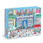 Galison Michael Storrings Market in Bloom – 2000 Piece Puzzle Fun and Challenging Activity with Bright and Bold Artwork of Sunny City Market and Flowers for Adults and Families