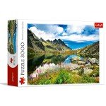 Trefl Starolesnianski Pond, Tatras, Slovakia 3000 Piece Jigsaw Puzzle Red 46"x33" Print, DIY Puzzle, Creative Fun, Classic Puzzle for Adults and Children from 15 Years Old