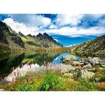 Trefl Starolesnianski Pond, Tatras, Slovakia 3000 Piece Jigsaw Puzzle Red 46"x33" Print, DIY Puzzle, Creative Fun, Classic Puzzle for Adults and Children from 15 Years Old