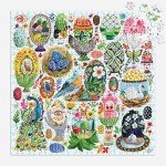 Galison Artisanal Eggs – 500 Piece Puzzle Fun and Challenging Activity with Bright and Bold Artwork of Beautifully Painted Eggs for Adults and Families