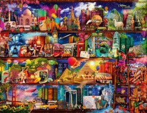Ravensburger World of Books Puzzle - 2000-Piece Jigsaw Game | Premium Quality Pieces | Anti-Glare Surface | Precision Fit | Great Gift for All Ages