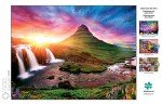Buffalo Games - Iceland Sunset - 1500 Piece Jigsaw Puzzle for Adults Challenging Puzzle Perfect for Game Nights - Finished Size is 38.50 x 26.50