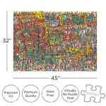 Aquarius Where's Waldo (3000 Piece Jigsaw Puzzle) - Officially Licensed Where's Waldo Merchandise & Collectibles - Glare Free - Precision Fit - 32 x 45 Inches