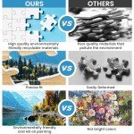 VOLUVOLU 500 Piece Puzzle for Adults, Jigsaw Puzzle,Glacier Park Jigsaw Puzzles 500 Pieces Birthday Party for Family Kids and Adults Funny Puzzle for Adults