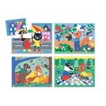Mudpuppy Kindness 4-in-a-Box Puzzle Set – Includes 4 Progressive Jigsaw Puzzles for Kids with 4-12 Pieces – Features Colorful Animal Illustrations for Ages 2-5