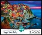 Buffalo Games - Cinque Terre - 2000 Piece Jigsaw Puzzle, Suitable for 14-15 year olds