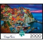 Buffalo Games - Cinque Terre - 2000 Piece Jigsaw Puzzle, Suitable for 14-15 year olds