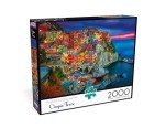 Buffalo Games - Cinque Terre - 2000 Piece Jigsaw Puzzle, Suitable for 14-15 year olds