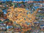 Buffalo Games - Dowdle - National Parks Map - 1000 Piece Jigsaw Puzzle for Adults -Challenging Puzzle Perfect for Game Nights - Finished Size is 26.75 x 19.75